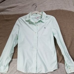 Vineyard Vines Mint Blouse